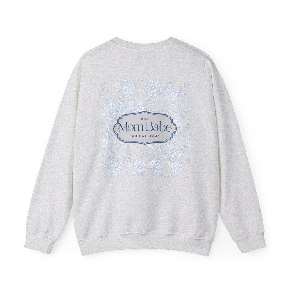 Boy Mom Babe - Floral Graphic Sweatshirt