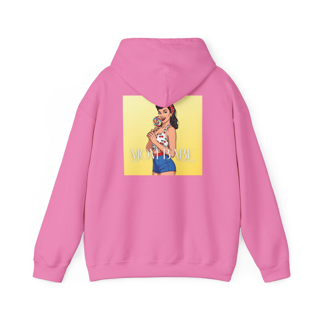 Mom Babe - For Hot Moms Pinup Graphic Hoodie