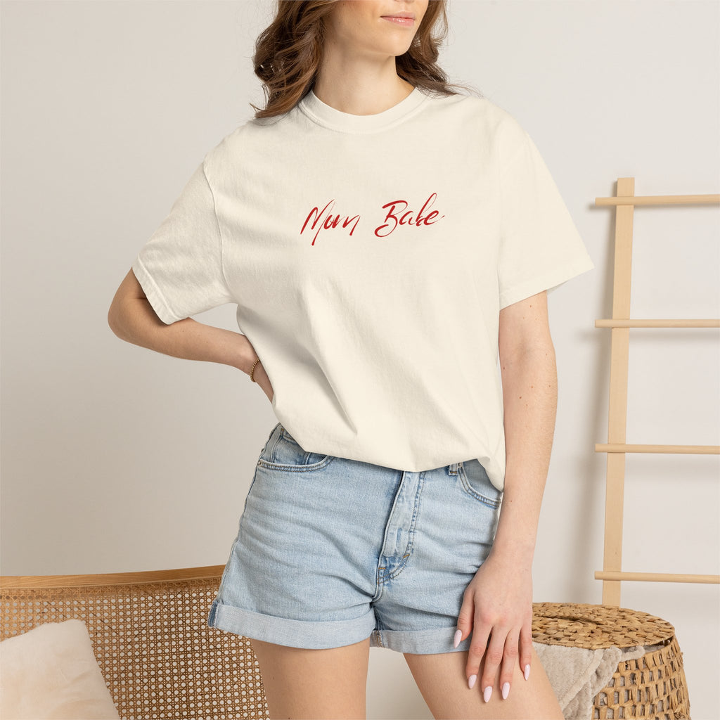 Fit Mom Social Club - Mom Babe Tee Red