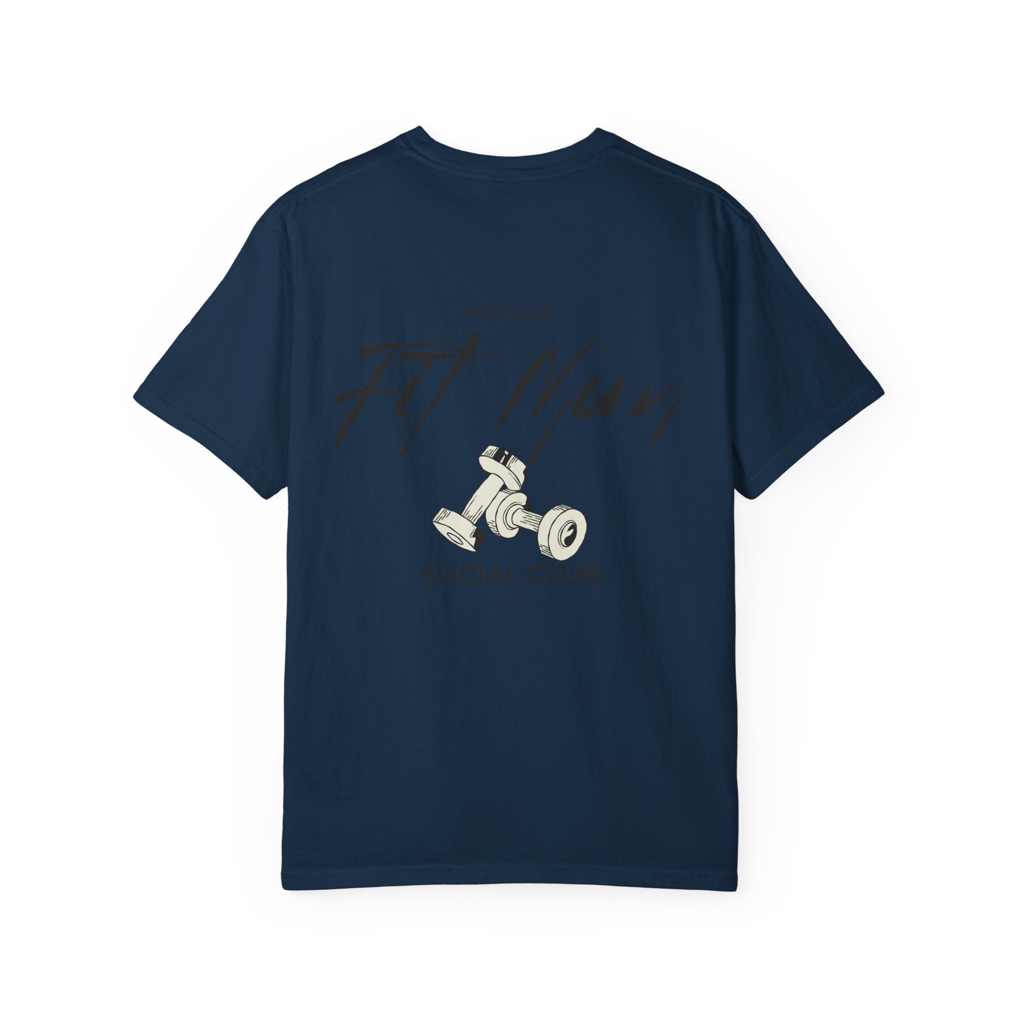 Fit Mom Social Club - Mom Babe Tee Black