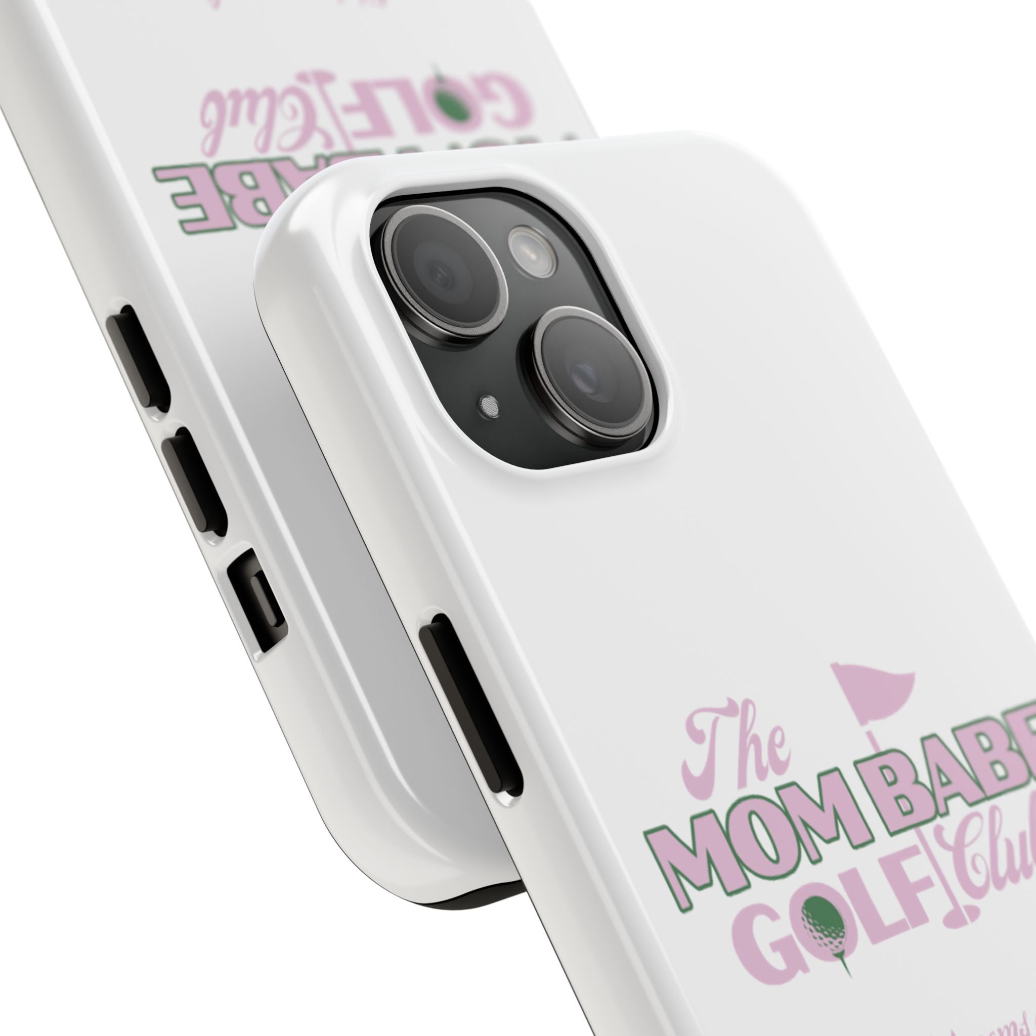 The Mom Babe Golf Club - Pink Vintage Golf Tough Phone Case