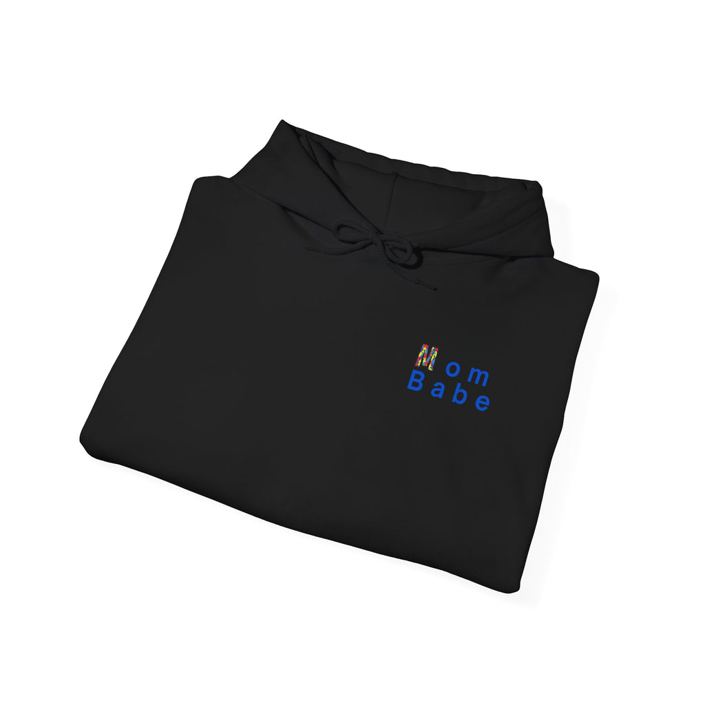 Mom Babe Autism Advocate - Graphic Hoodie