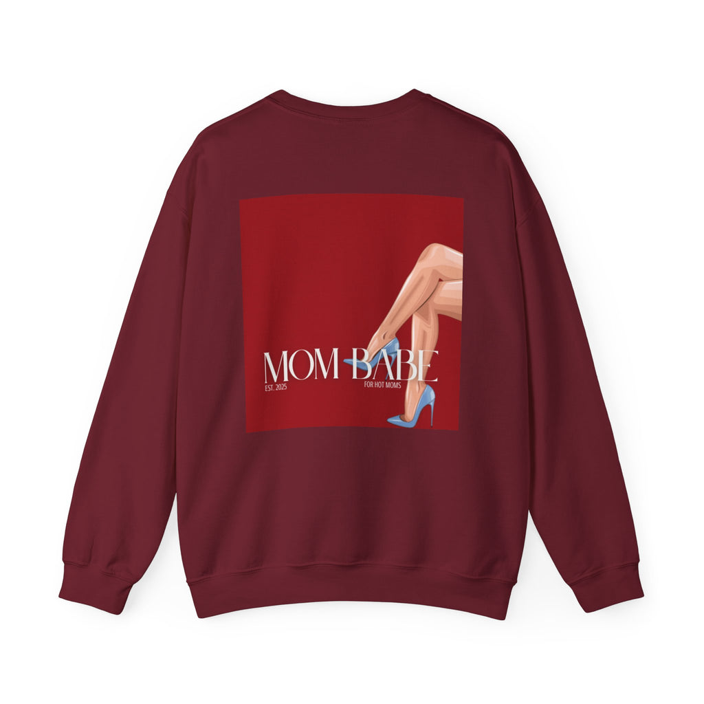 Mom Babe For Hot Moms - Blue Heels Graphic Sweatshirt