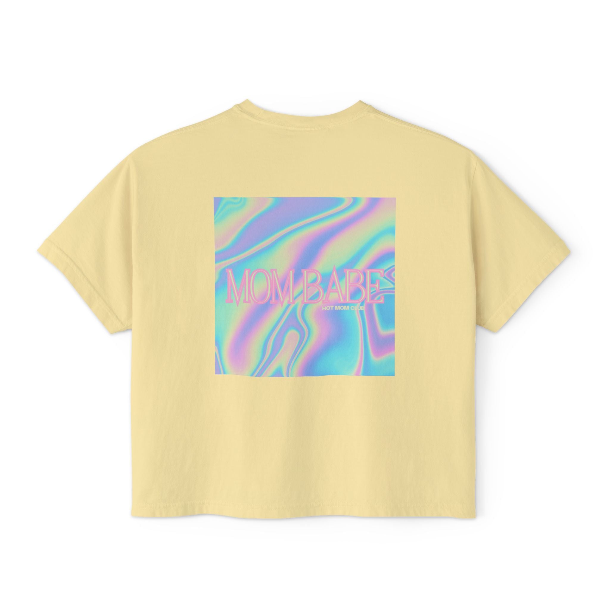 Mom Babe — Holographic Graphic Tee
