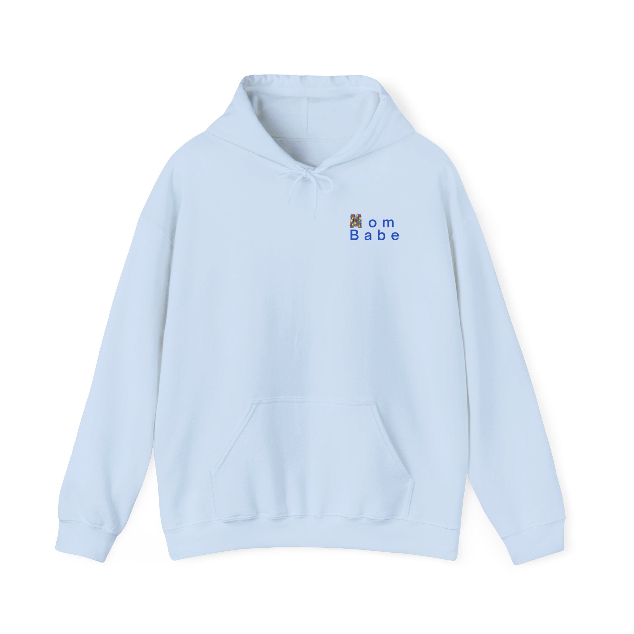 Mom Babe Autism Advocate - Graphic Hoodie