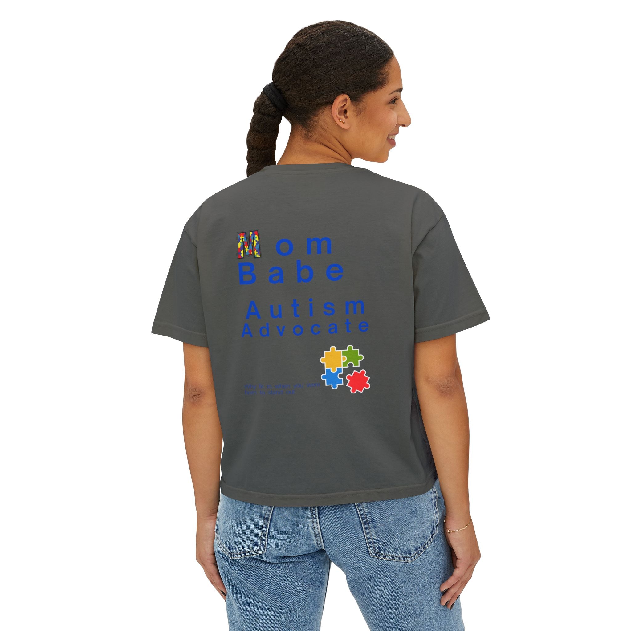 Mom Babe Autism Advocate - Graphic Tee
