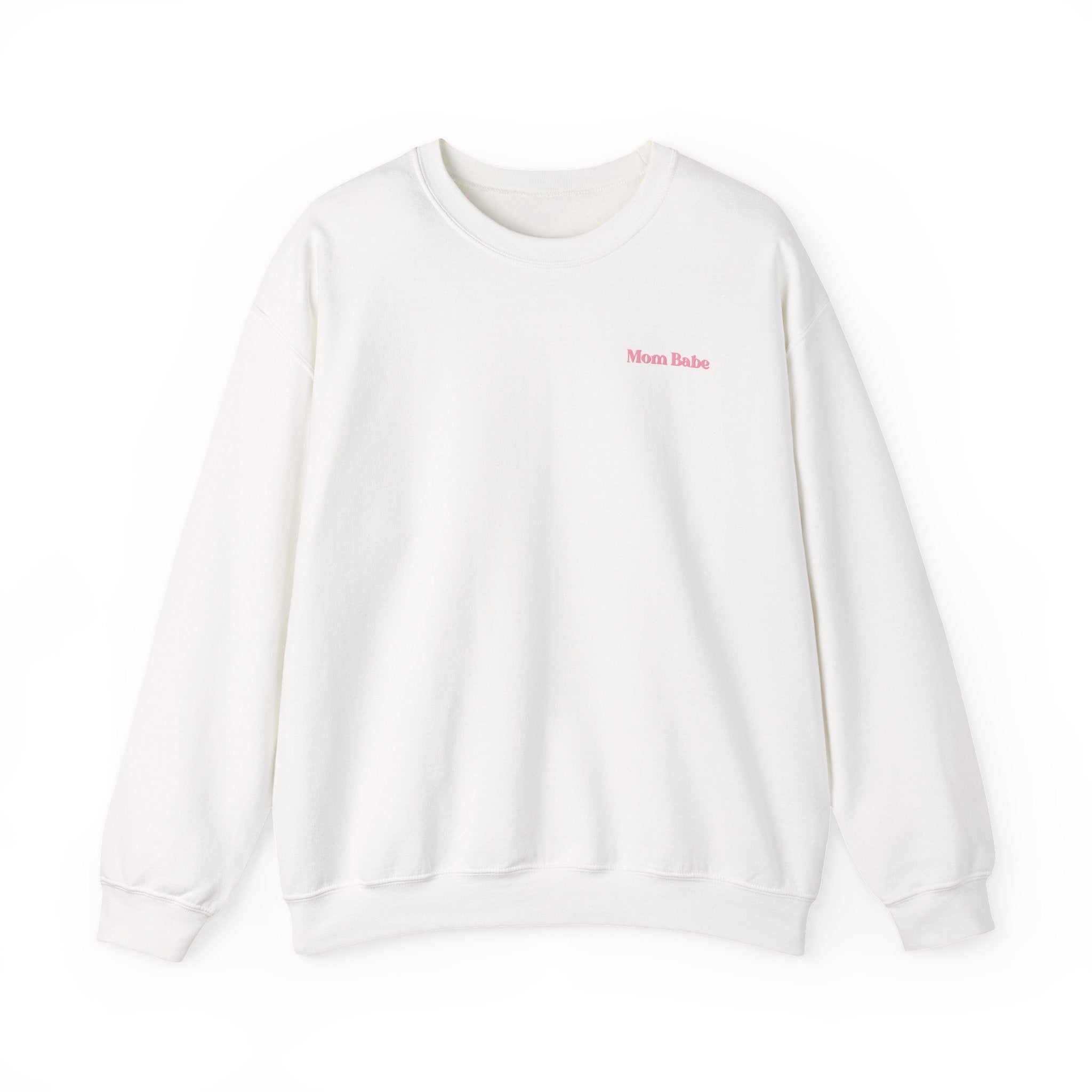 Do It For The Plot Mom Babe - Striped Graphic Sweatshirt