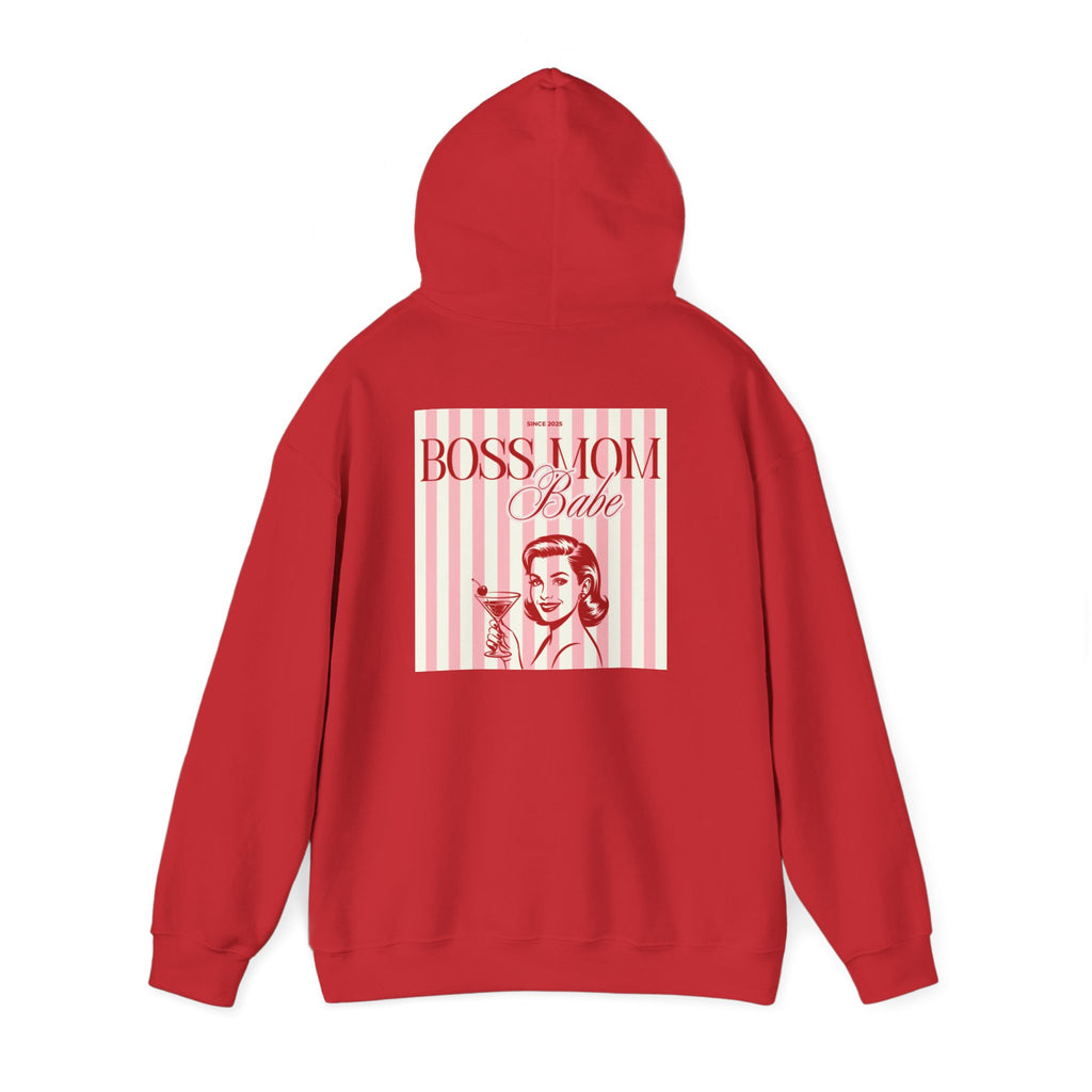 Boss Mom Babe — Vintage Retro Graphic Hoodie