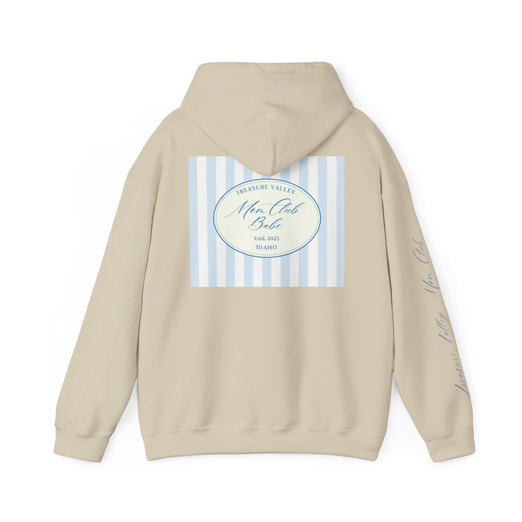 Treasure Valley Mom Club - Striped Graphic Hoodie