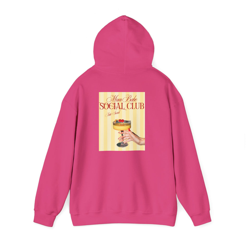 Mom Babe Anti-Social Club - Cocktail Graphic Hoodie