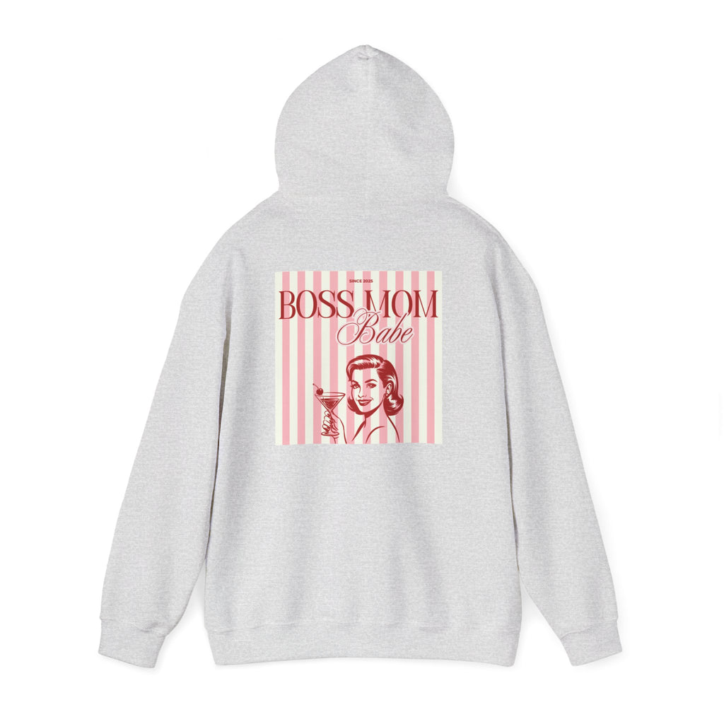 Boss Mom Babe — Vintage Retro Graphic Hoodie