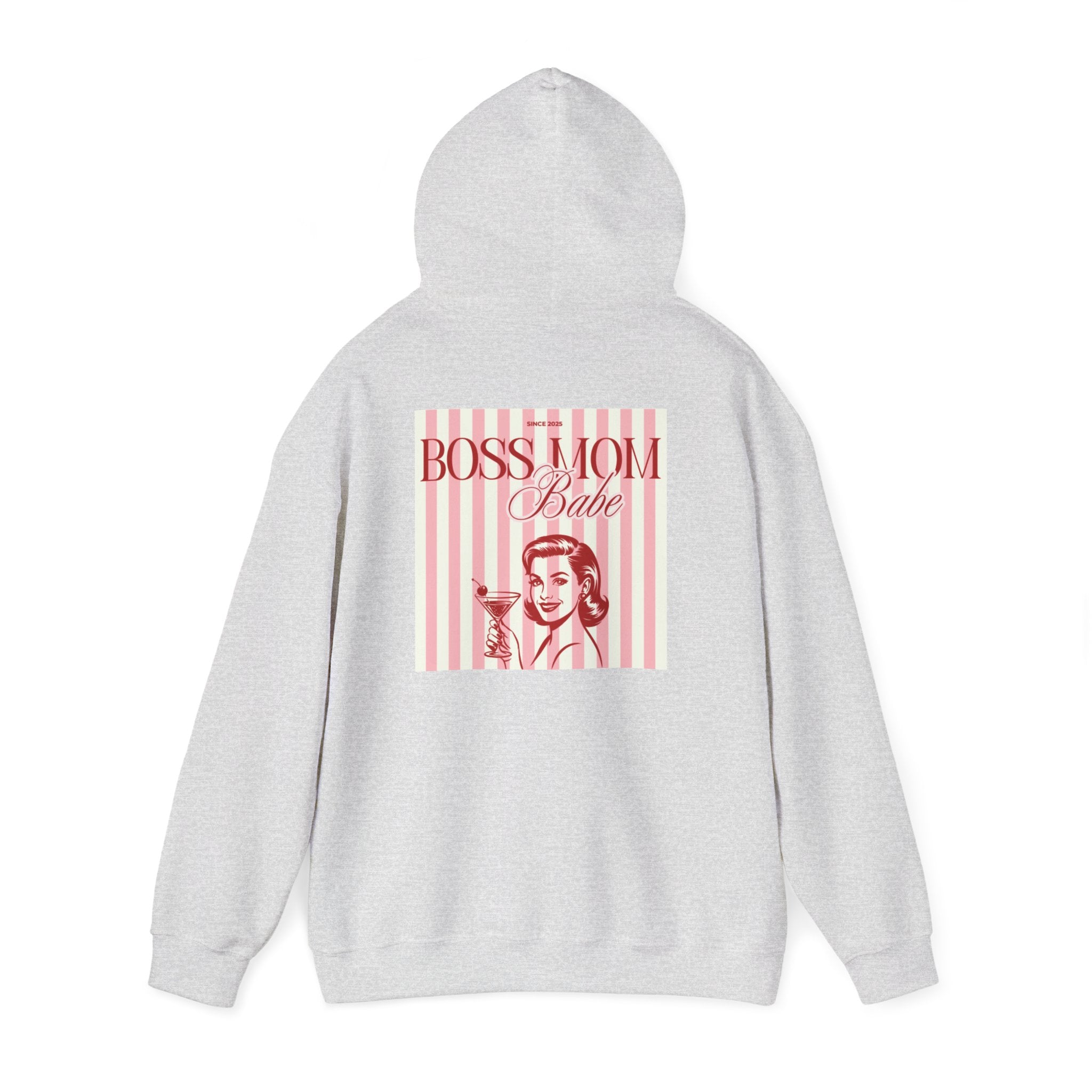 Boss Mom Babe — Vintage Retro Graphic Hoodie