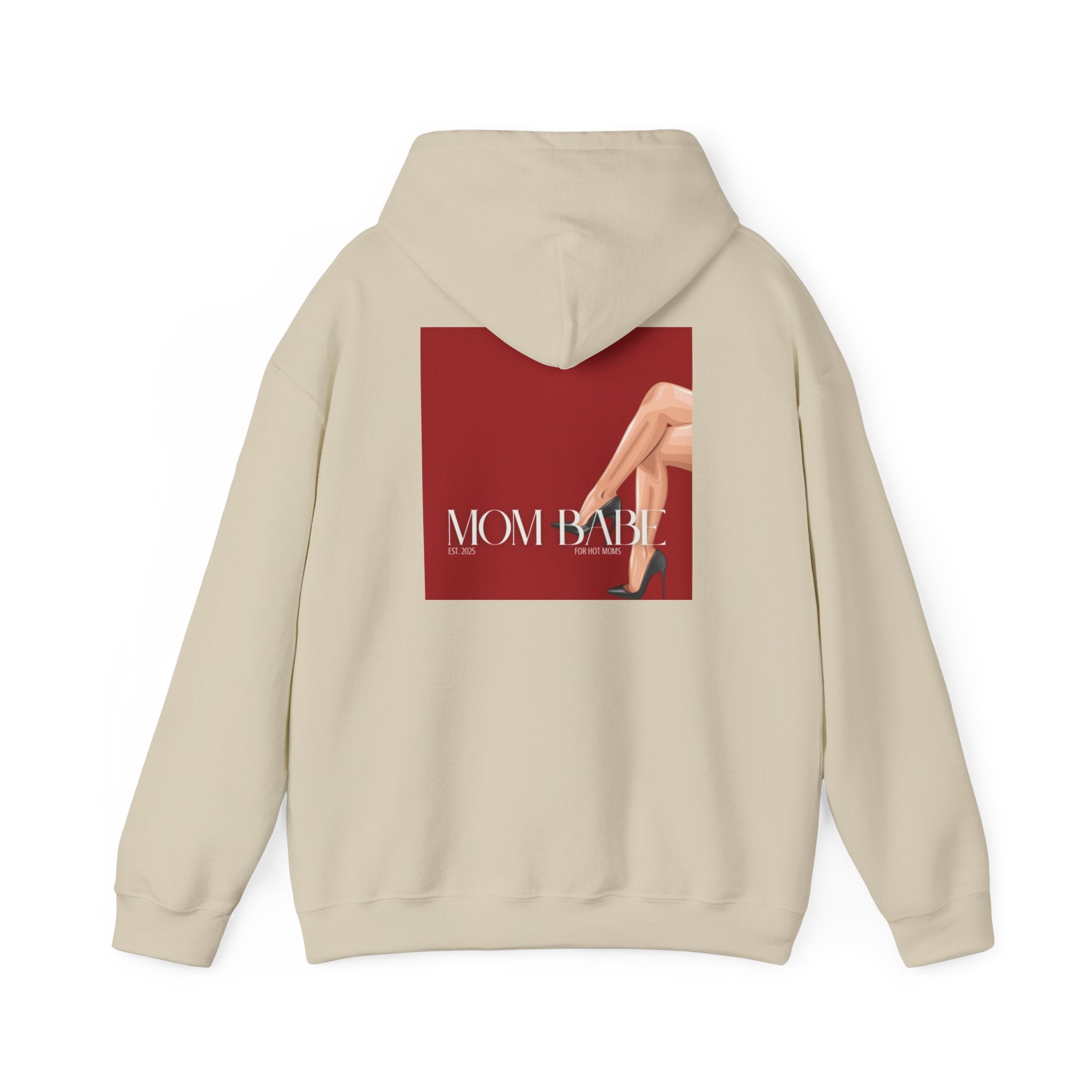 Mom Babe For Hot Moms - Black Heels Graphic Hoodie