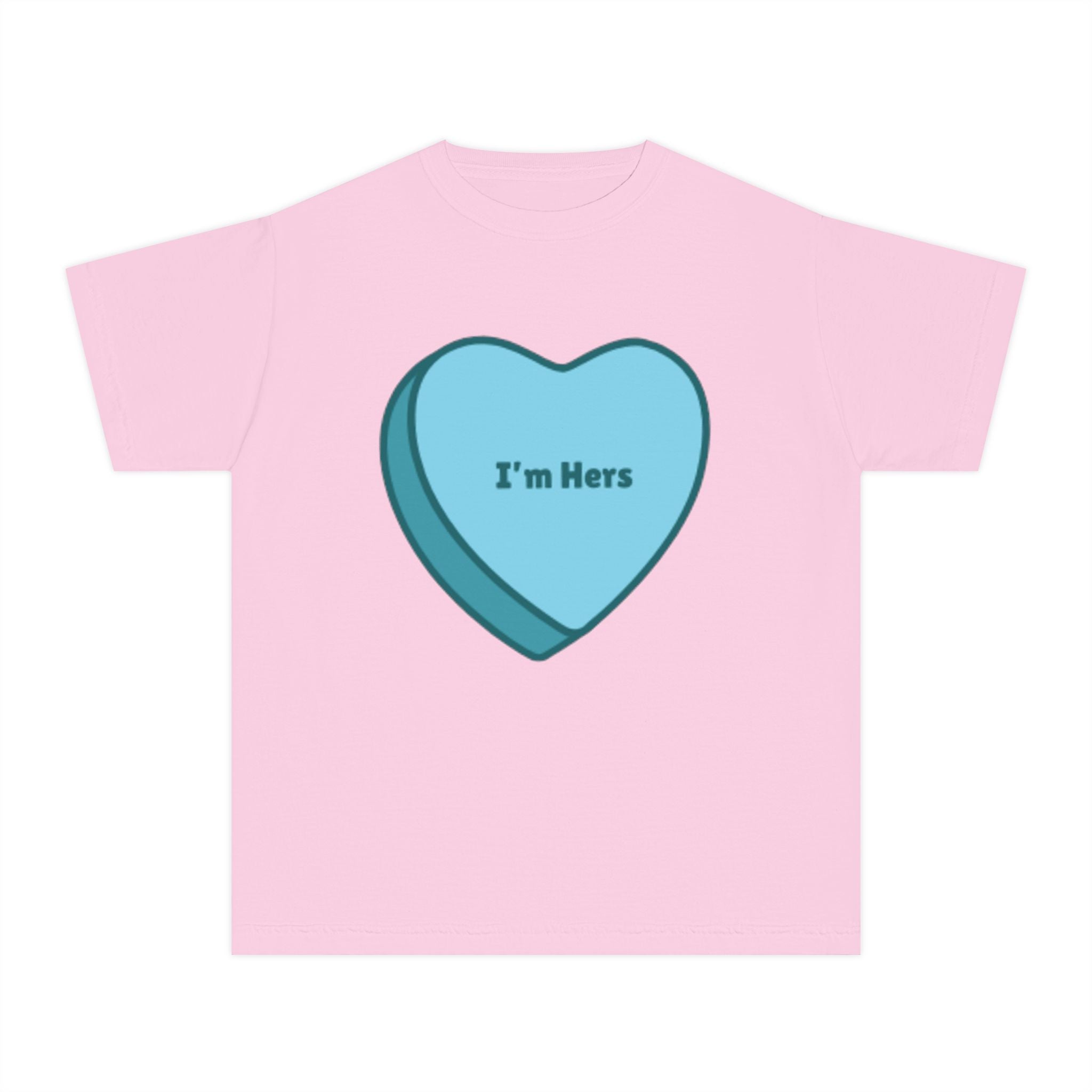 Children's - I'm Hers - Conversation Heart Graphic Tee