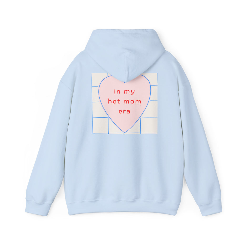 In My Hot Mom Era - Heart Graphic Hoodie