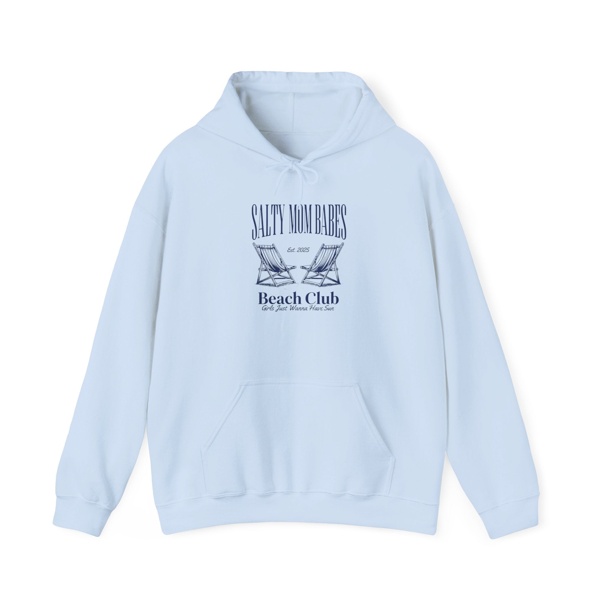 Salty Mom Babes Beach Club- Girls Just Wanna Have Sun Graphic Hoodie