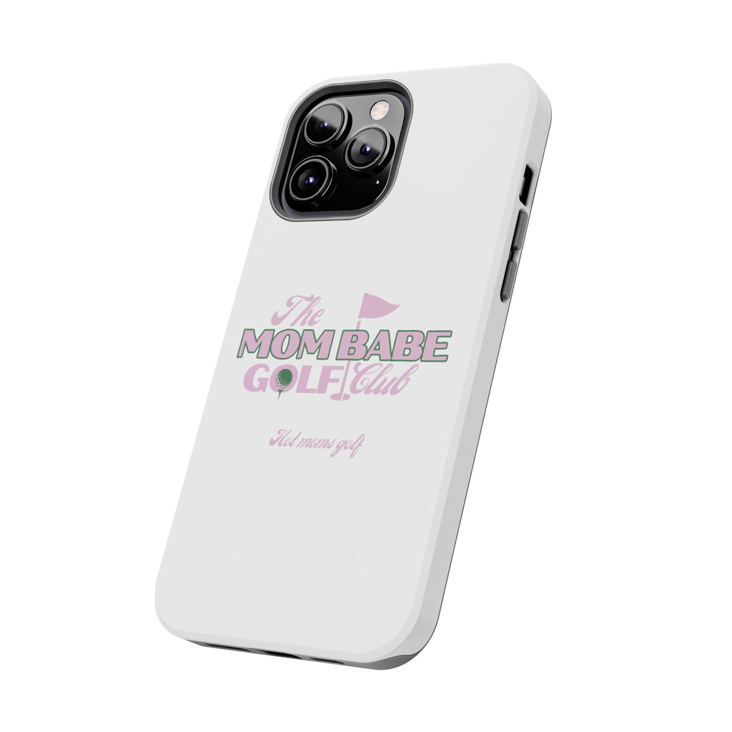 The Mom Babe Golf Club - Pink Vintage Golf Tough Phone Case