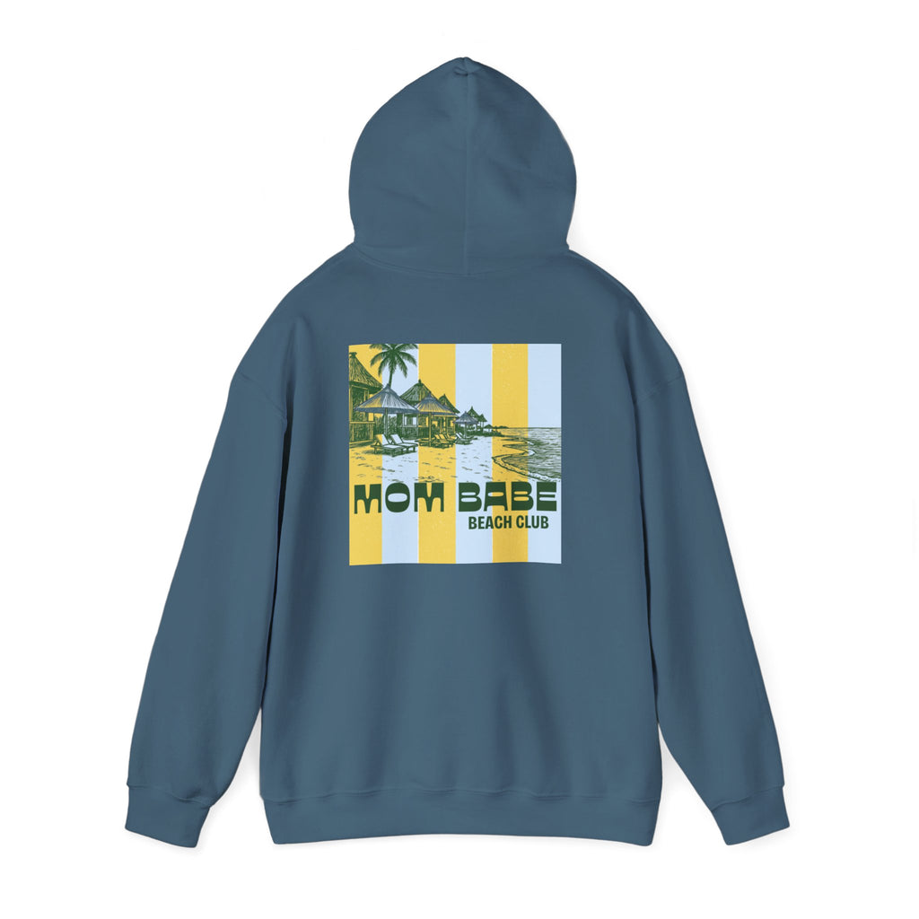 Mom Babe Beach Club — Graphic Hoodie