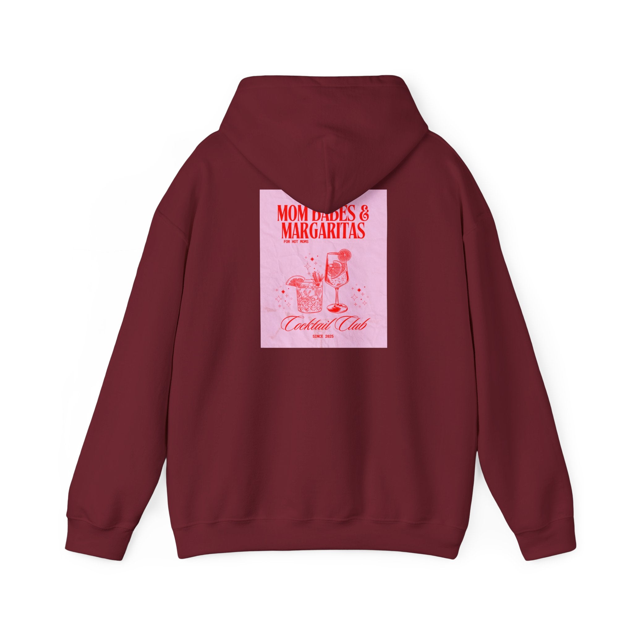 Mom Babes & Margaritas - Cocktail Club Graphic Hoodies