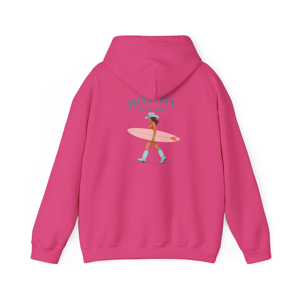 Howdy Mom Babe — Surf Girl Graphic Hoodie