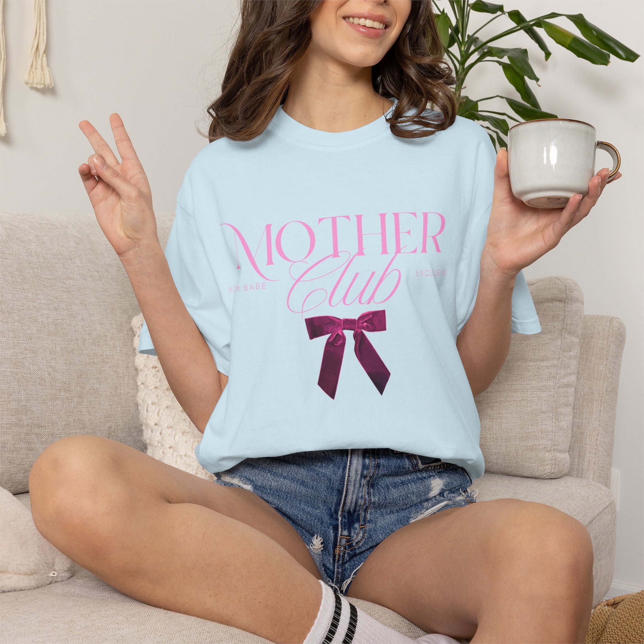 Mother Club Mom Babe Exclusive Tee - Petal