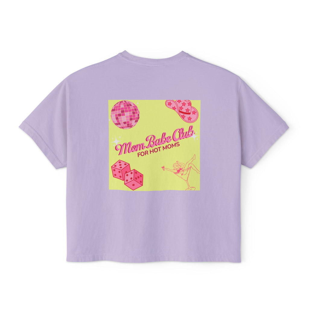 Mom Babe Club - For Hot Moms —  Pink Graphic Tee