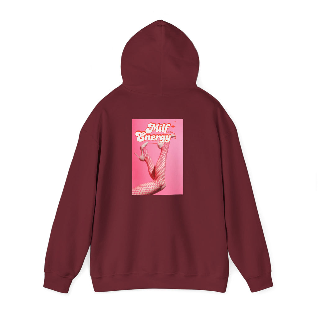 MILF Energy Mom Babe — Fishnet Graphic Hoodie
