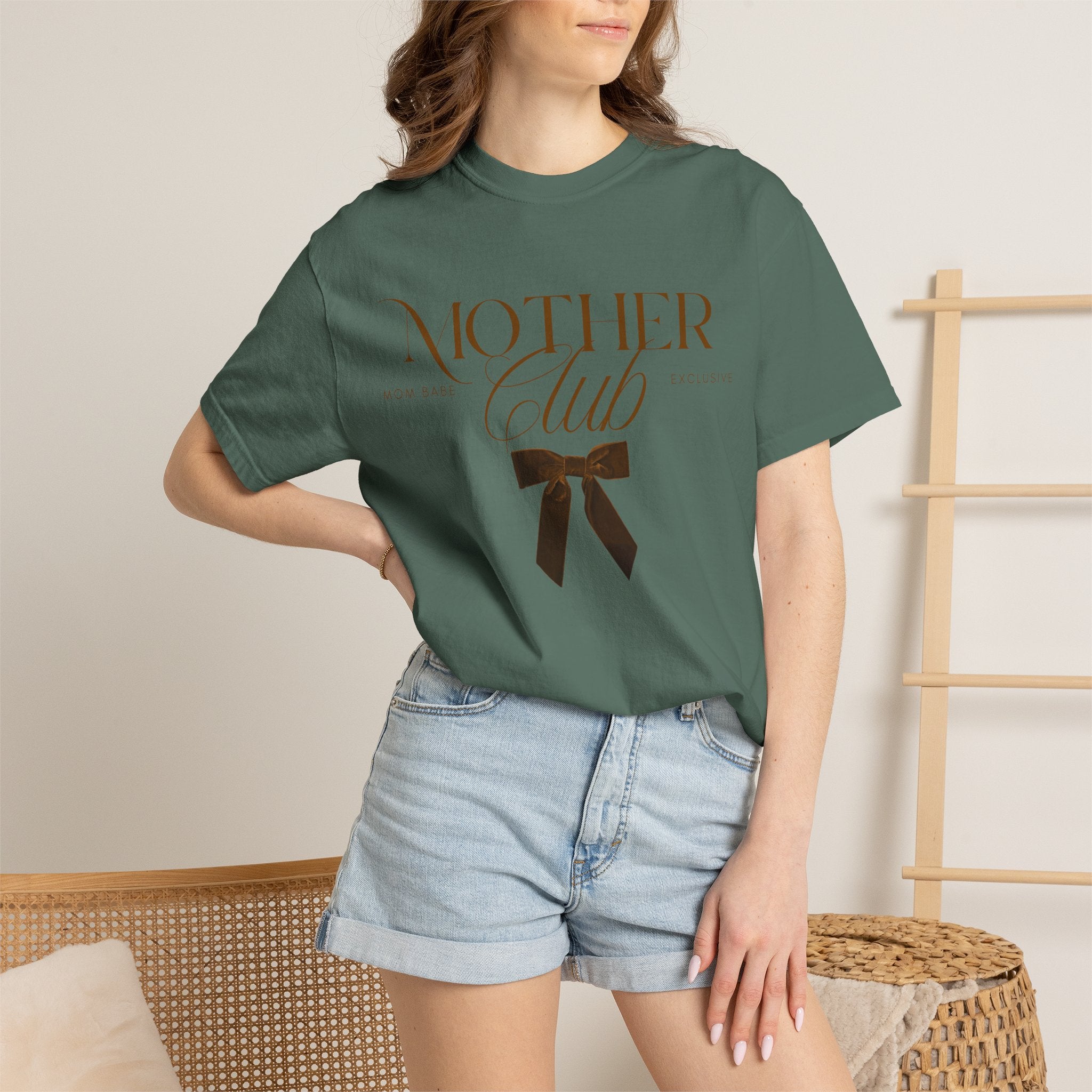 Mother Club Mom Babe Exclusive Tee - Mocha