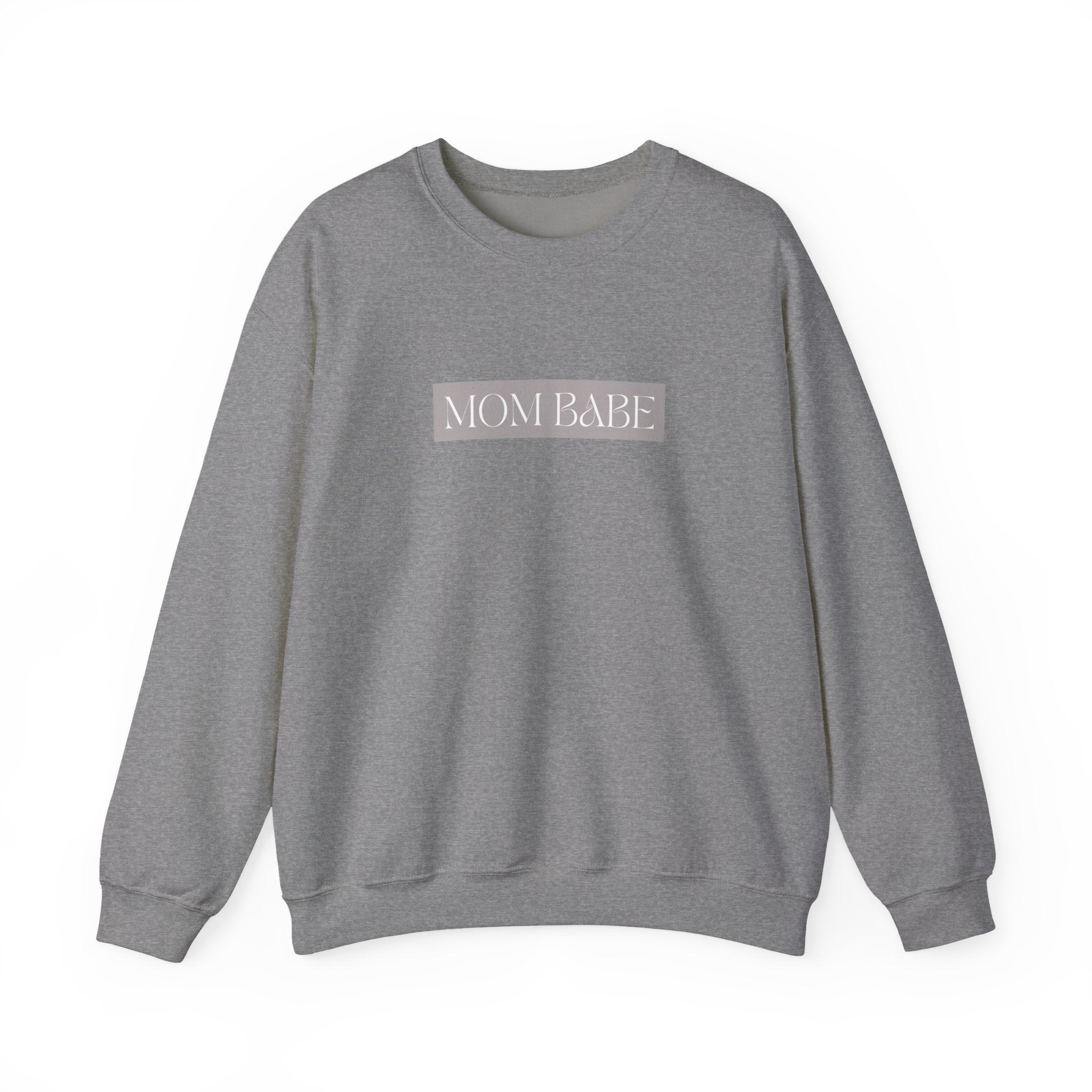 Pilates Mom Babe Club — Workout Graphic Sweatshirt (White Print)