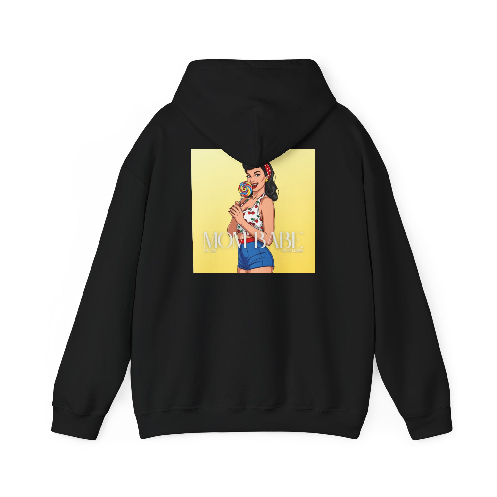 Mom Babe - For Hot Moms Pinup Graphic Hoodie