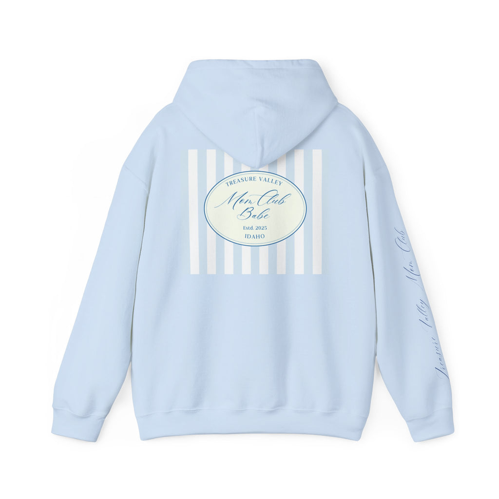 Treasure Valley Mom Club - Striped Graphic Hoodie