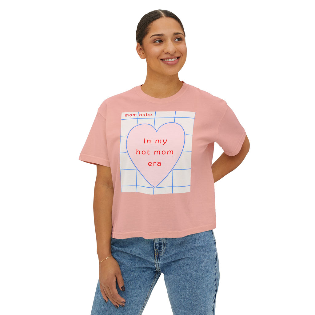 Copy of In My Hot Mom Era Front Print - Heart Graphic Tee