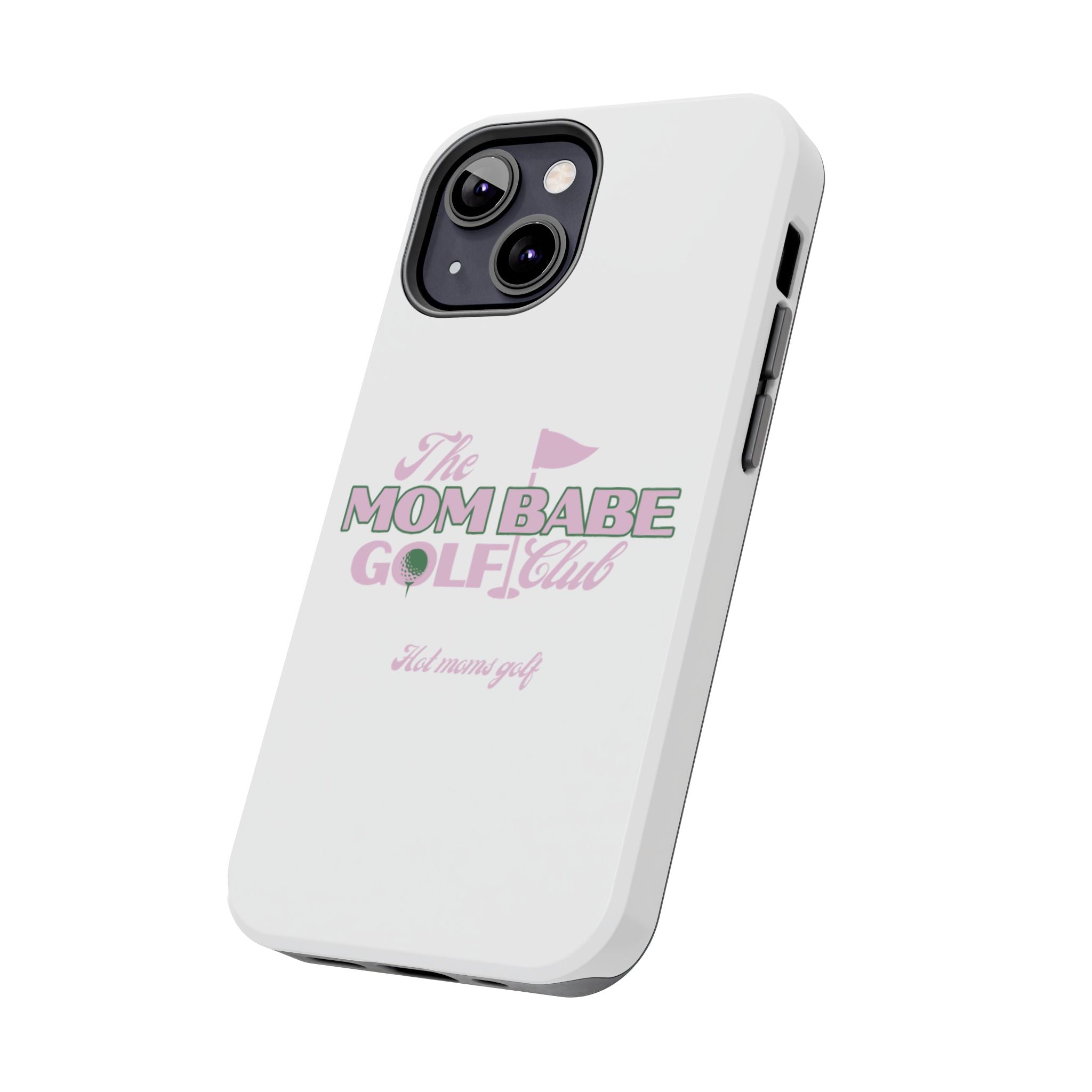 The Mom Babe Golf Club - Pink Vintage Golf Tough Phone Case