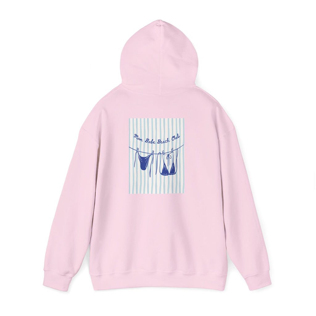 Mom Babe Beach Club - Bikini Graphic Hoodie