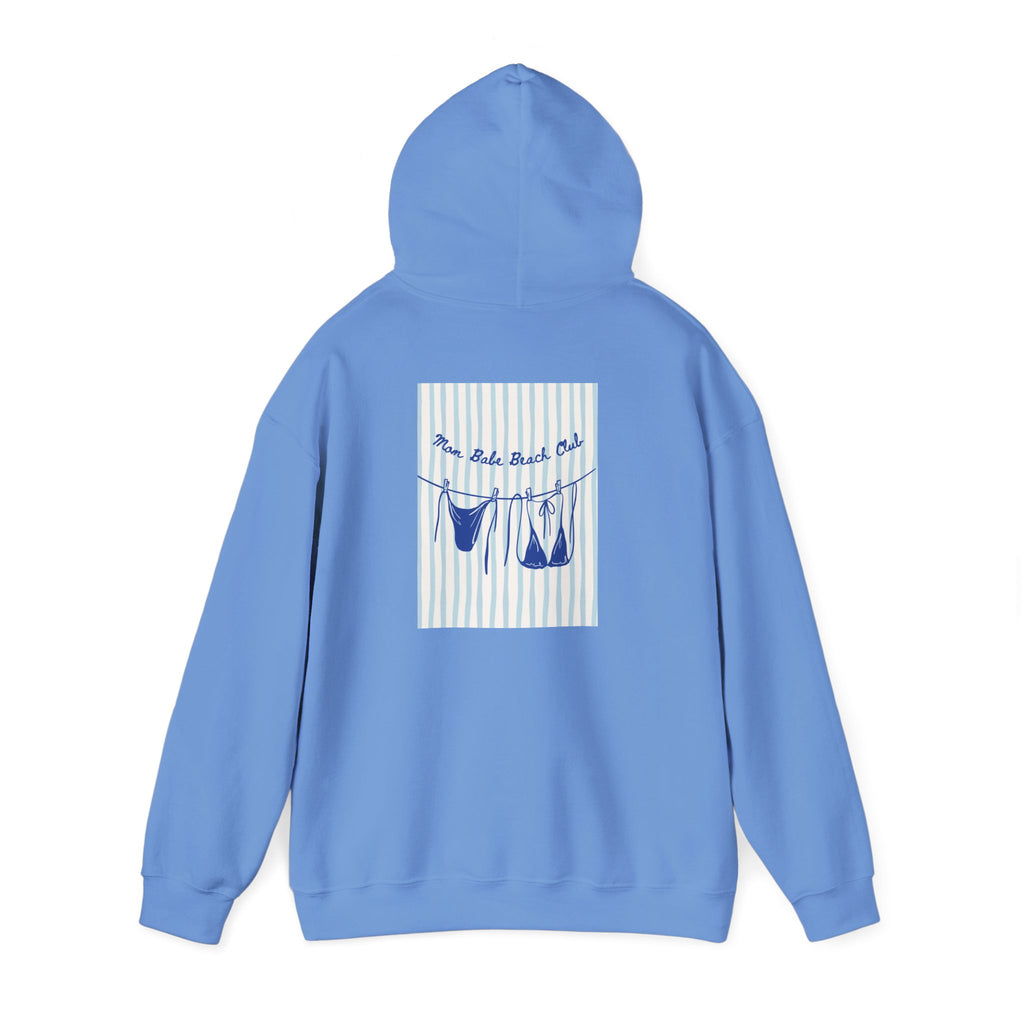 Mom Babe Beach Club - Bikini Graphic Hoodie