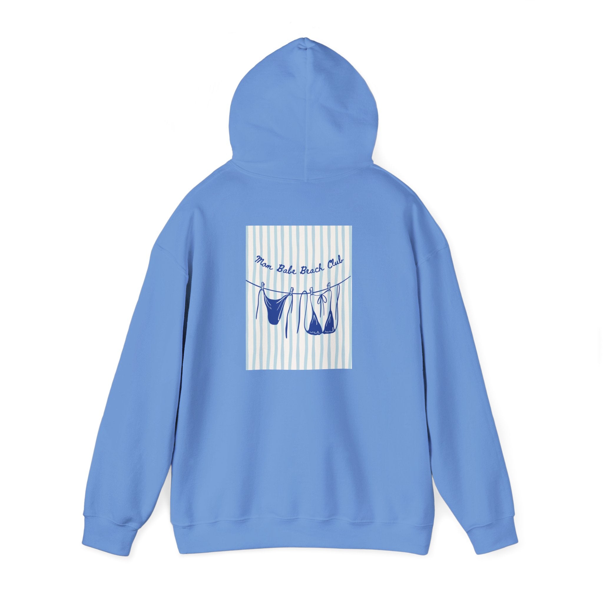 Mom Babe Beach Club - Bikini Graphic Hoodie