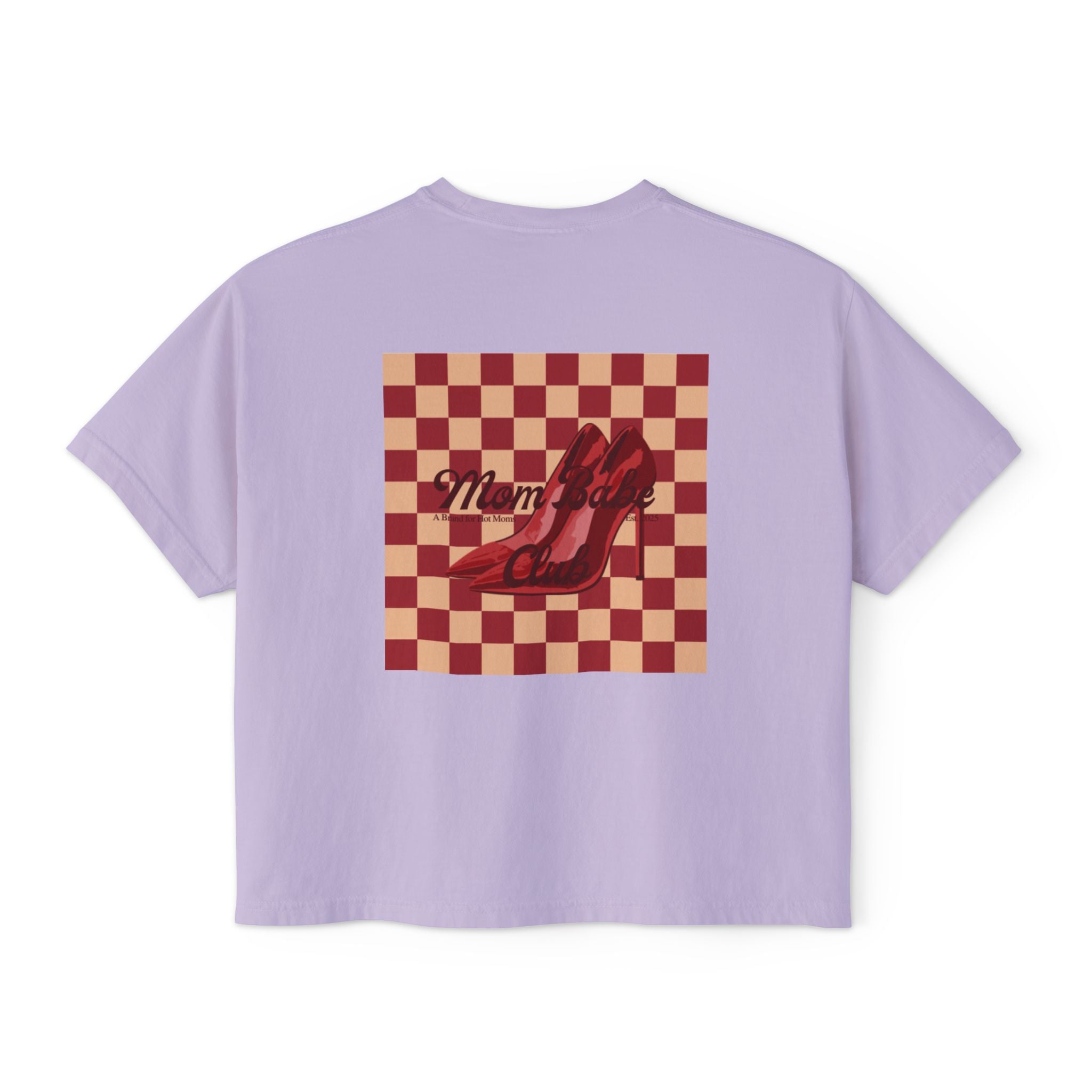 Mom Babe Club - For Hot Moms  Heel Graphic Tee