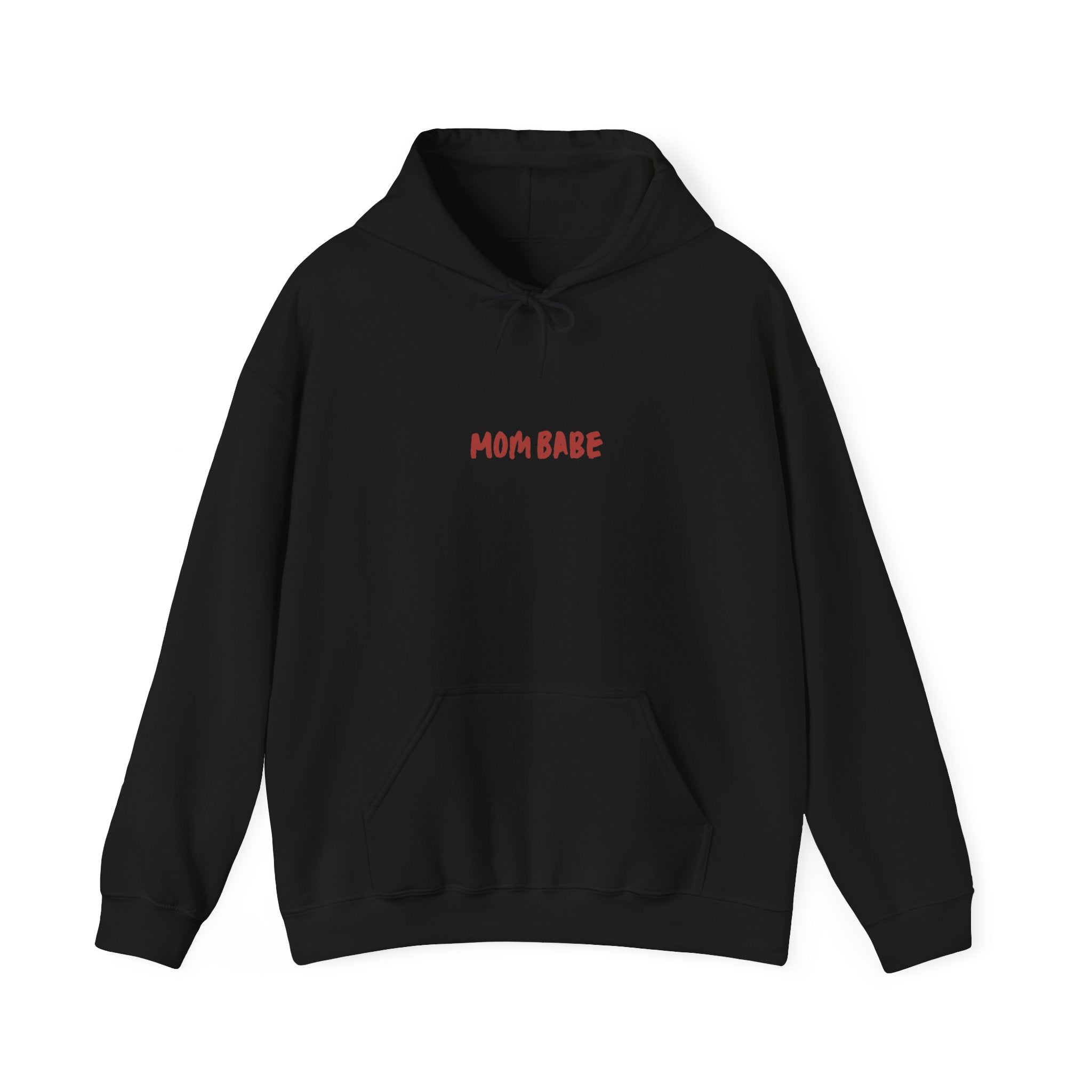 All Mom Babes Need - Graphic Check Hoodie