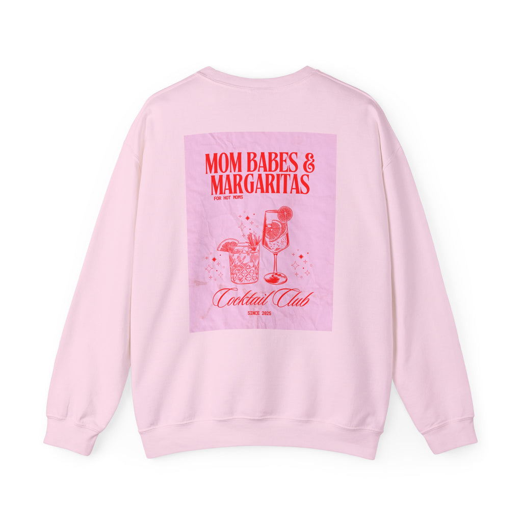 Mom Babes & Margaritas - Cocktail Club Graphic Sweatshirt