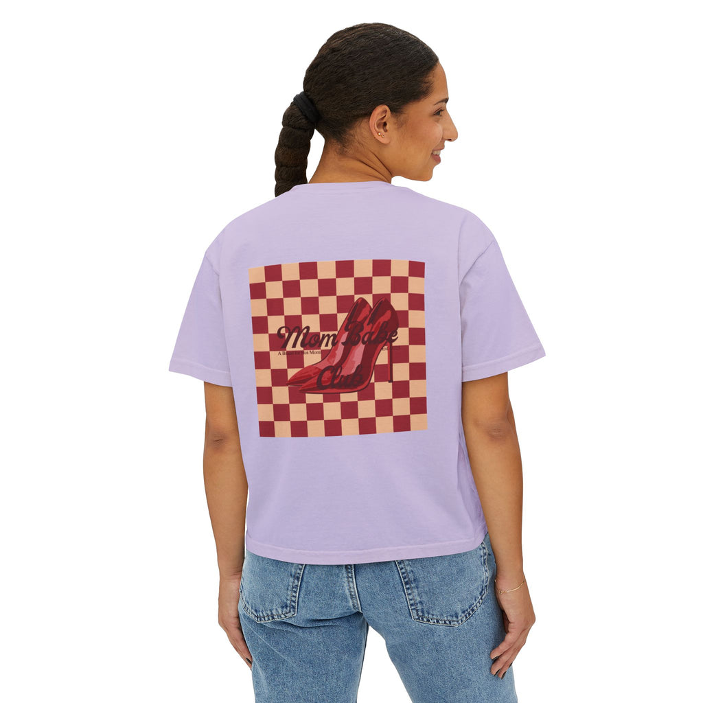 Mom Babe Club - For Hot Moms  Heel Graphic Tee