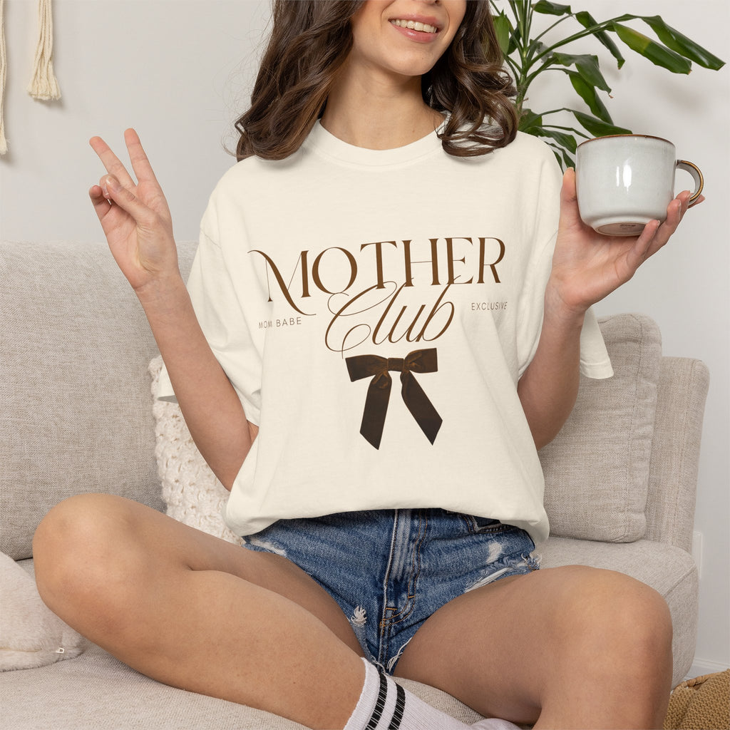 Mother Club Mom Babe Exclusive Tee - Mocha