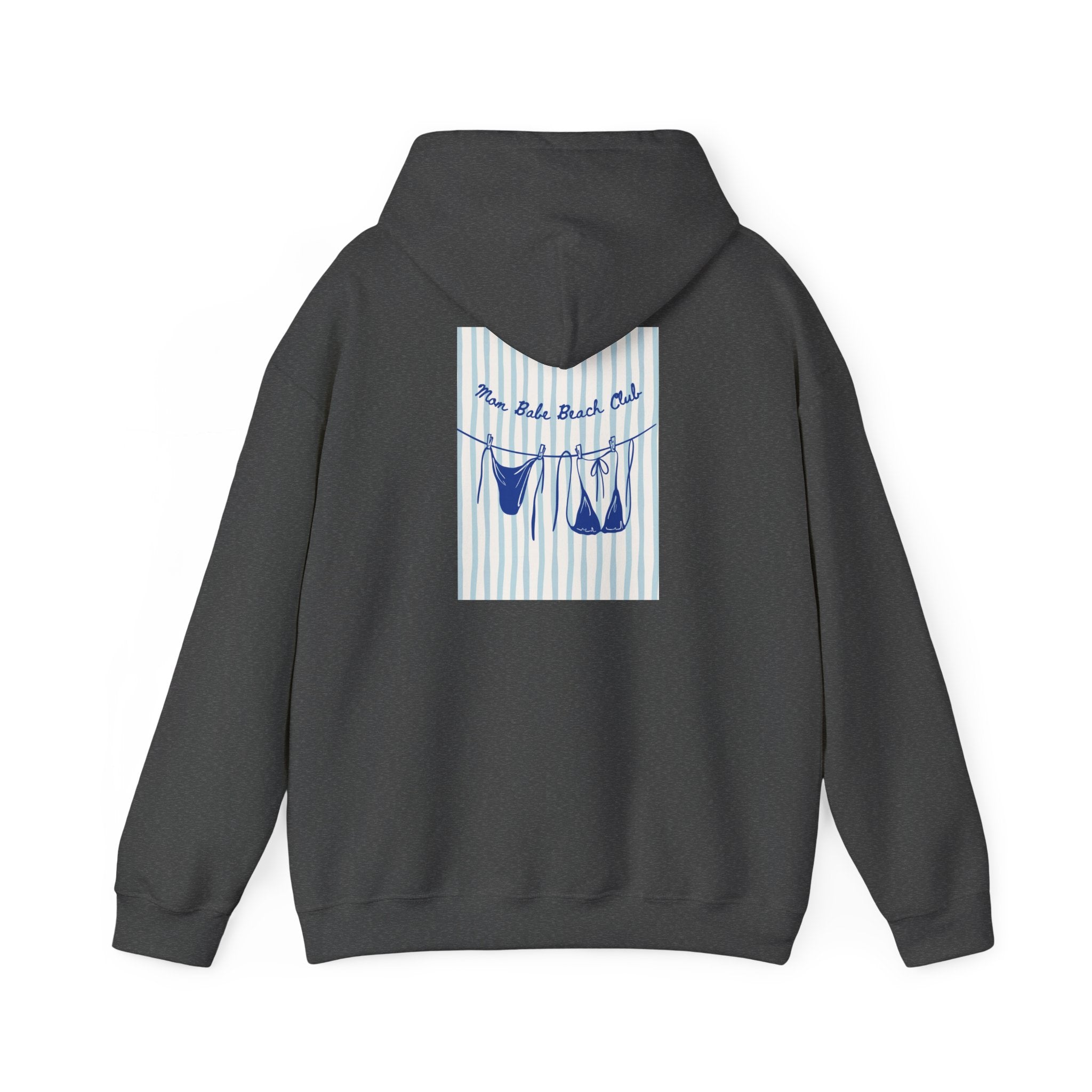 Mom Babe Beach Club - Bikini Graphic Hoodie