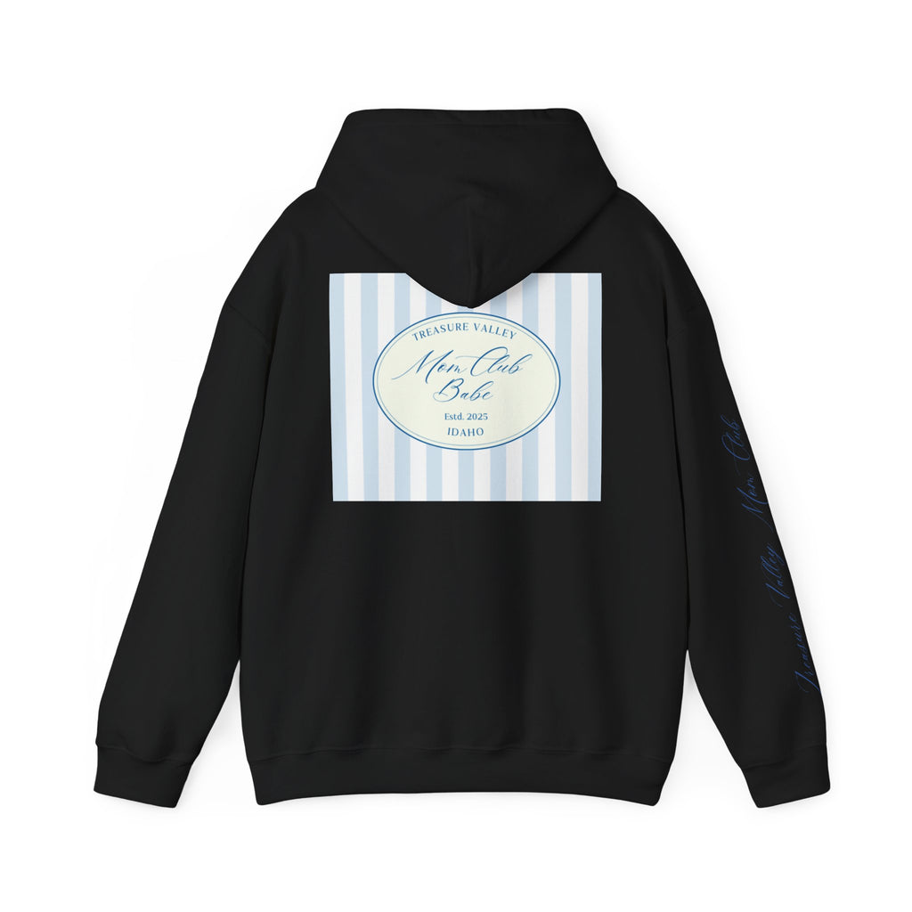 Treasure Valley Mom Club - Striped Graphic Hoodie