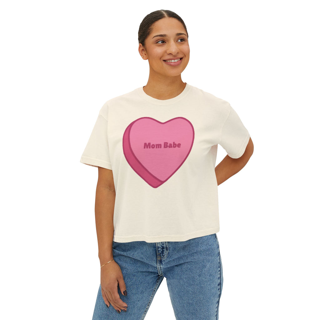 Mom Babe Be Mine - Conversation Hearts Graphic Tee
