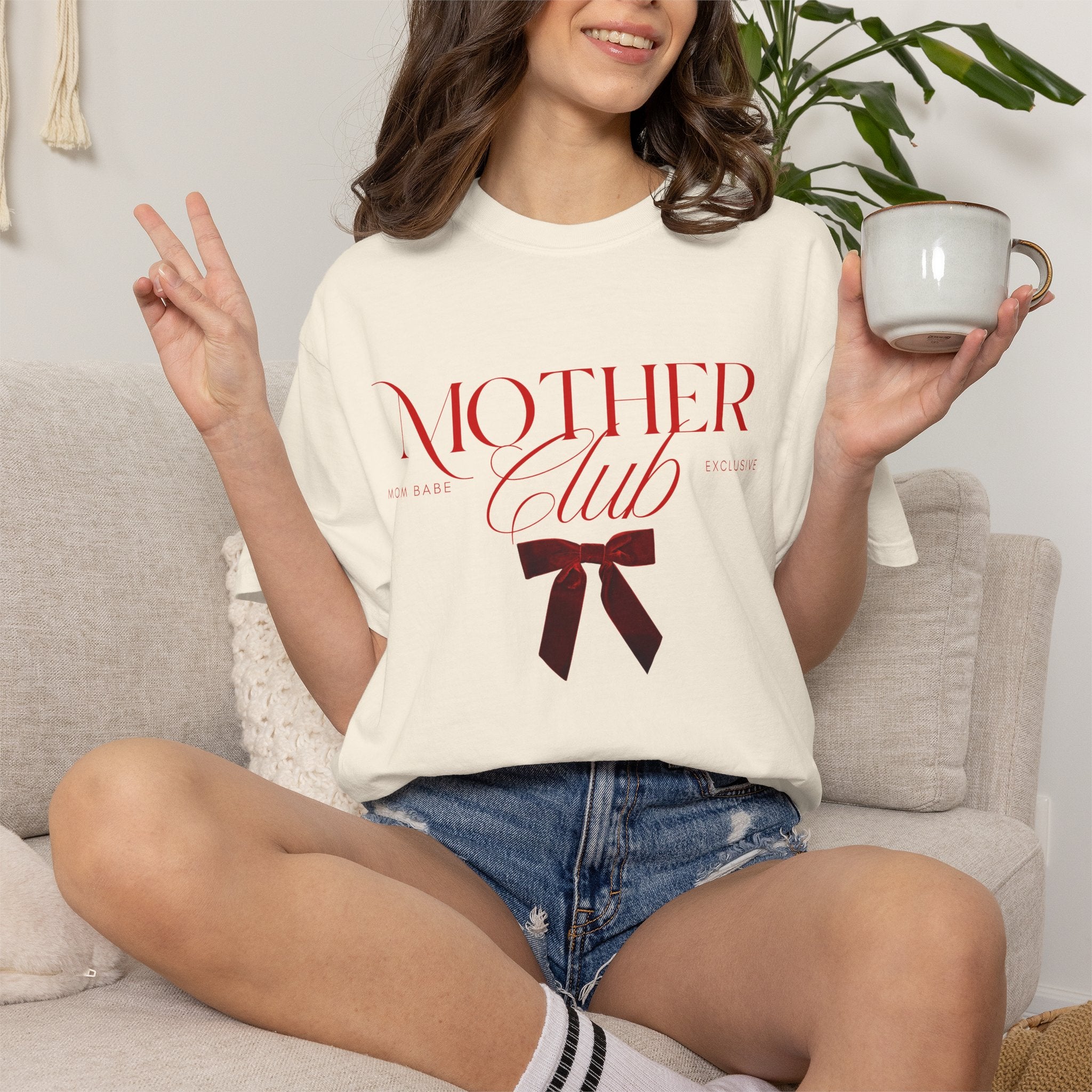 Mother Club Mom Babe Exclusive Tee - Ruby