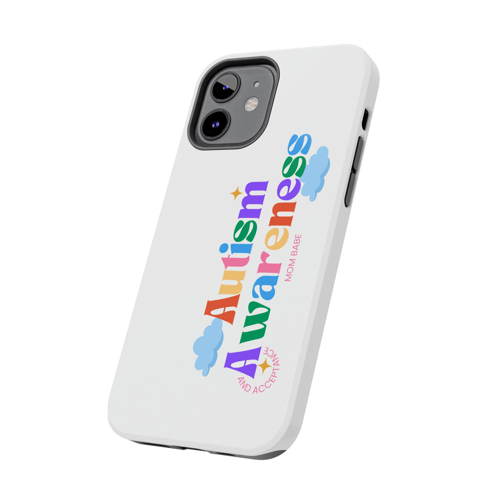 Copy of Autism Awareness and Acceptance — Checkered Heart Phone Case