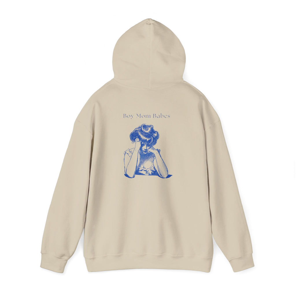 Boy Mom Babe - Vintage Graphic Hoodie