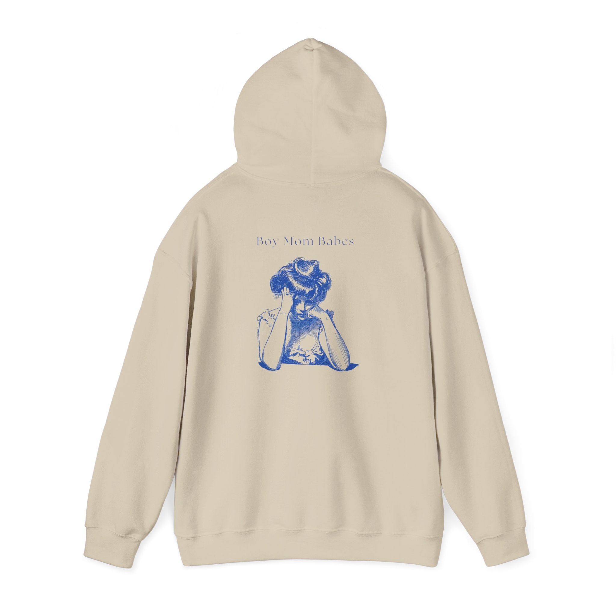 Boy Mom Babe - Vintage Graphic Hoodie