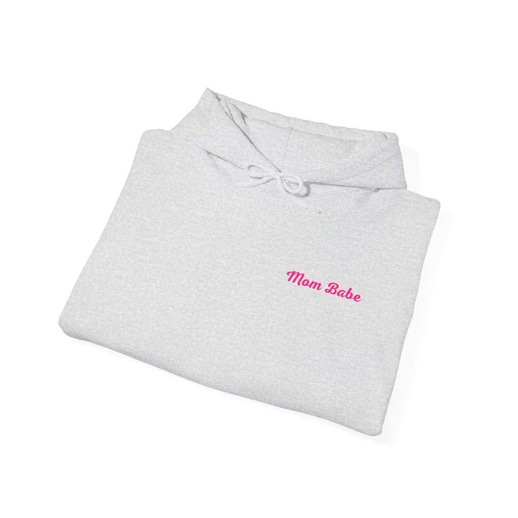 Mom Babe For Hot Moms — Pink Heart Drip Graphic Hoodie