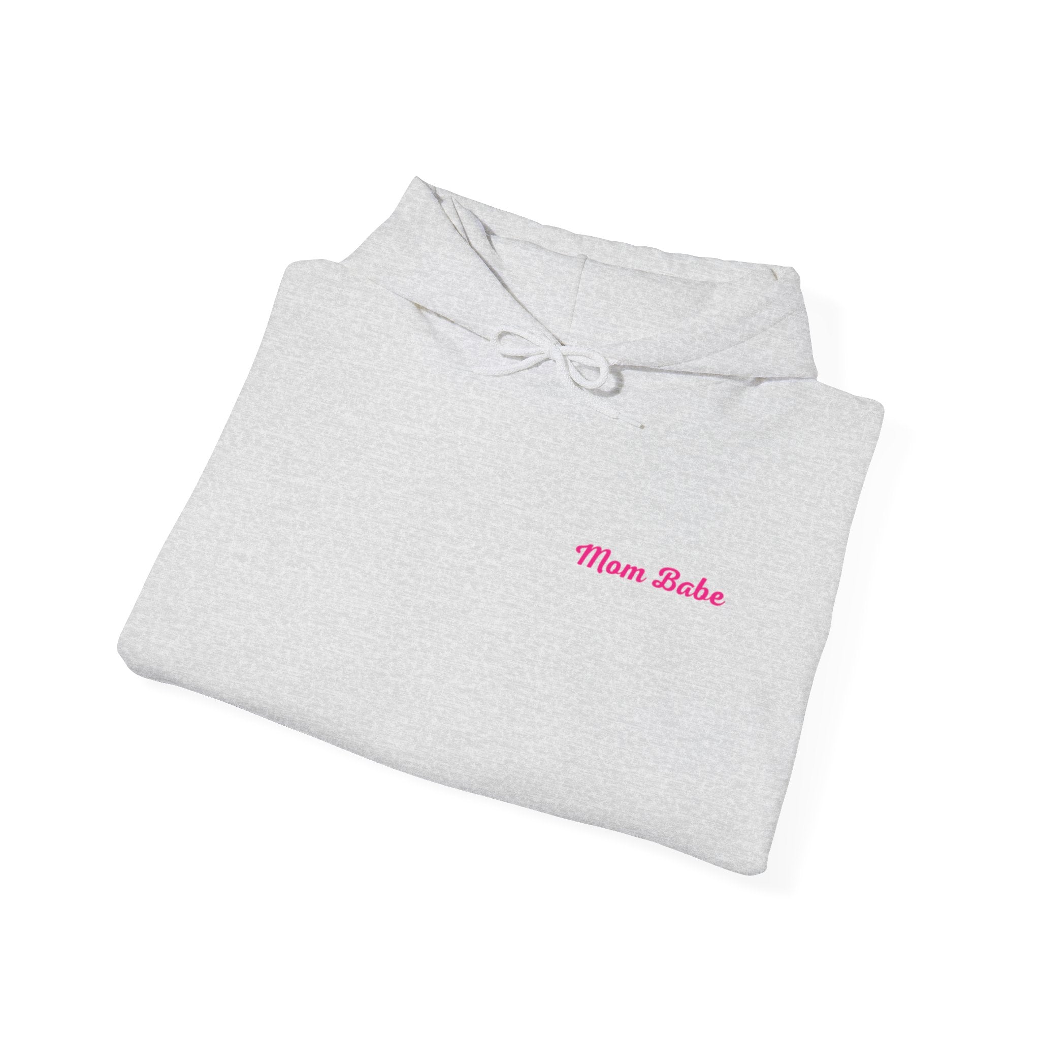 Mom Babe For Hot Moms — Pink Heart Drip Graphic Hoodie